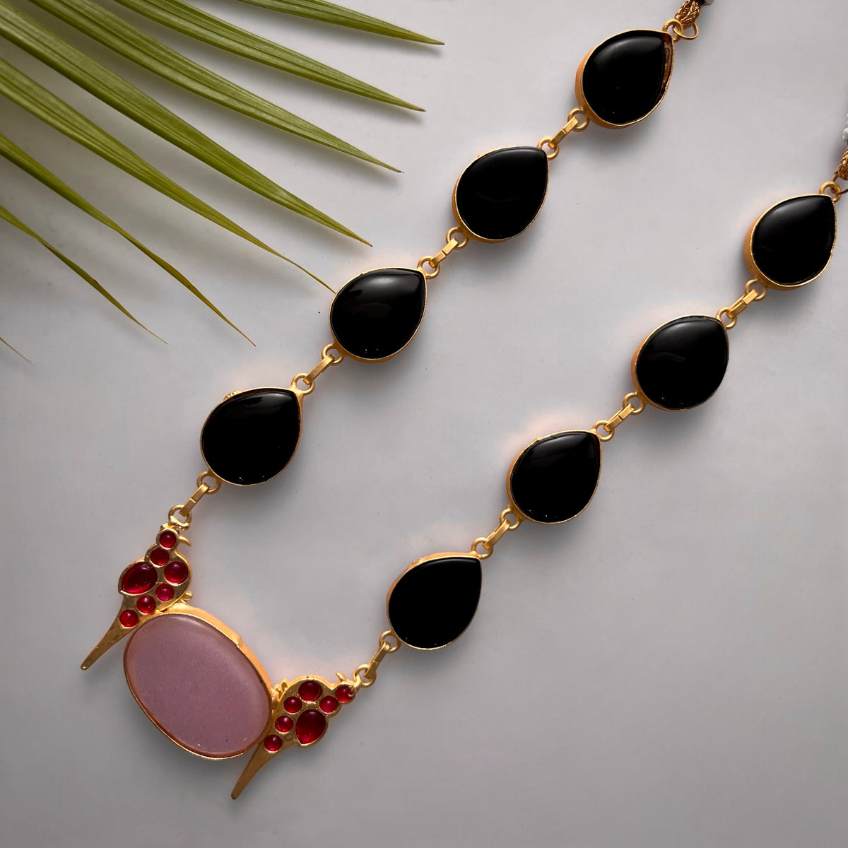 ROXANIA SET RING EARRING AND NECKLACE HANDMADE GOLD TONED PREMIUM NECKLACE/NECKPIECE EARRING SET NL30