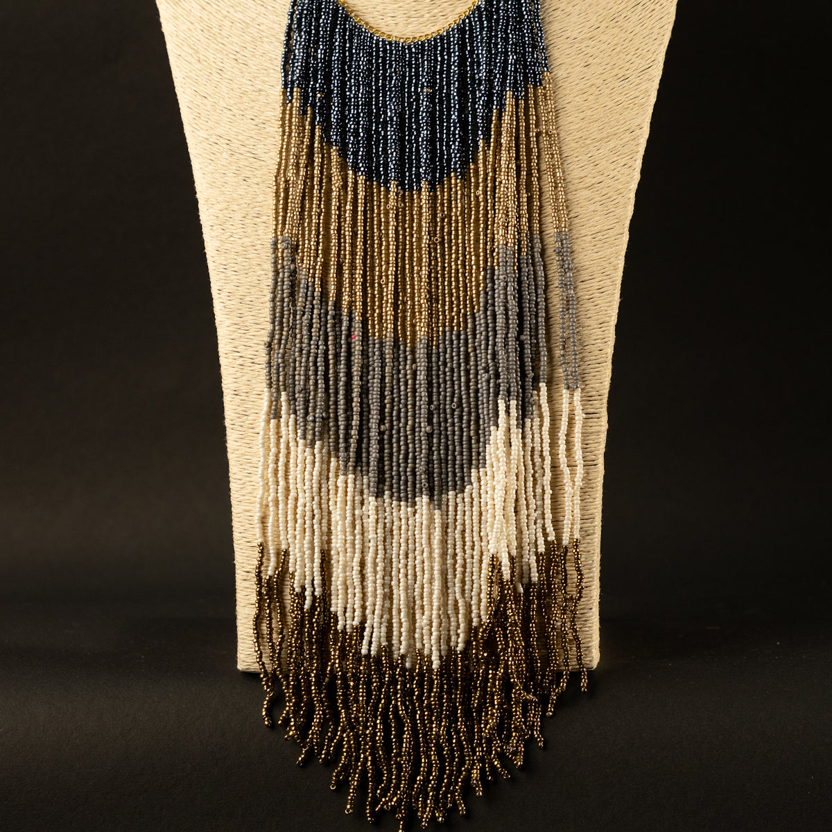 ZAVIER AFRO BEADED HANDMADE MALA/ NECKPIECE ML111