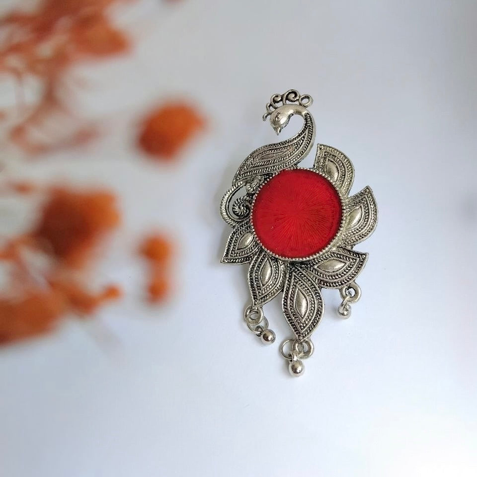 VIRALAYA OXIDIZED FINISH STONE RING R95