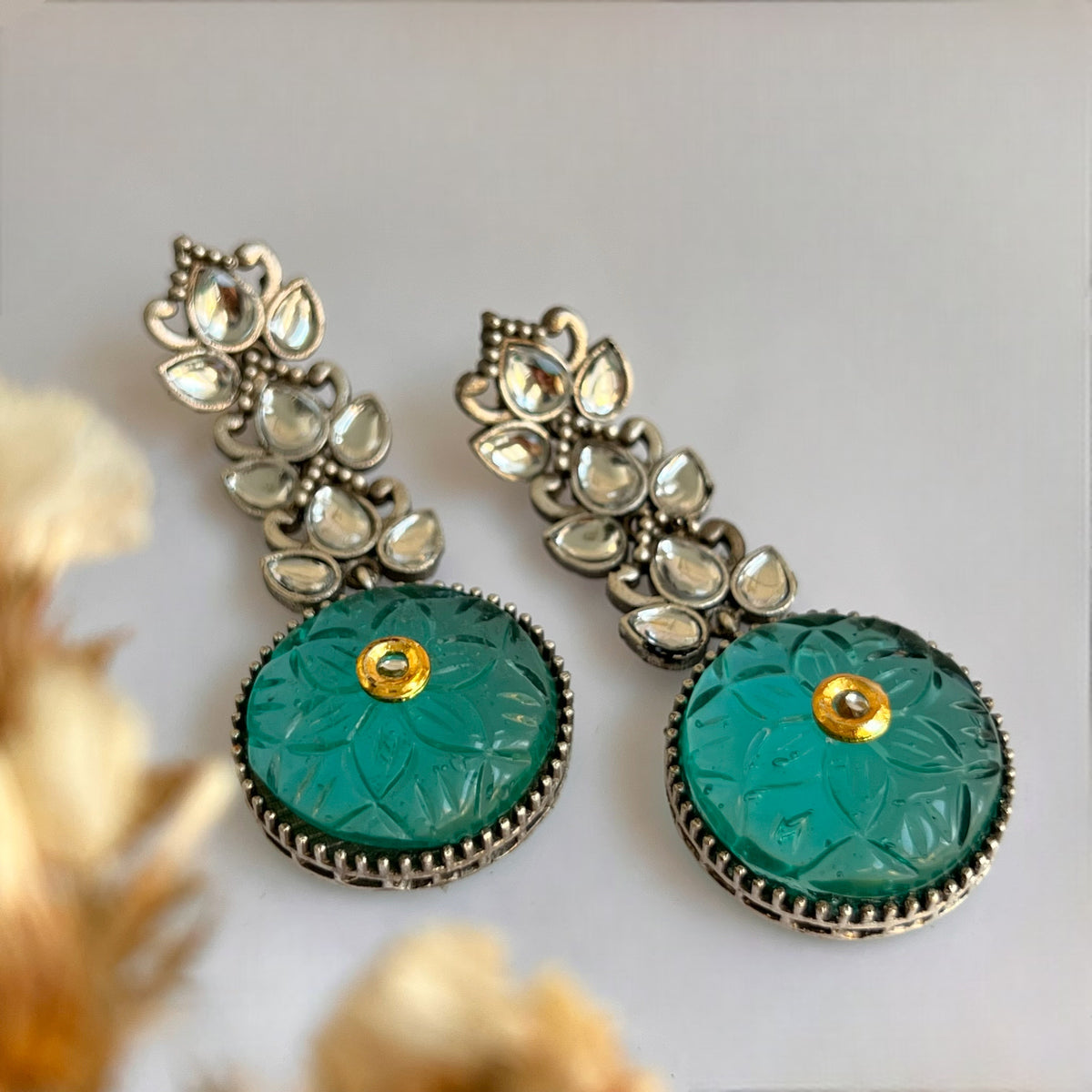 DILA SEMI HANDMADE EARRINGS-ER562