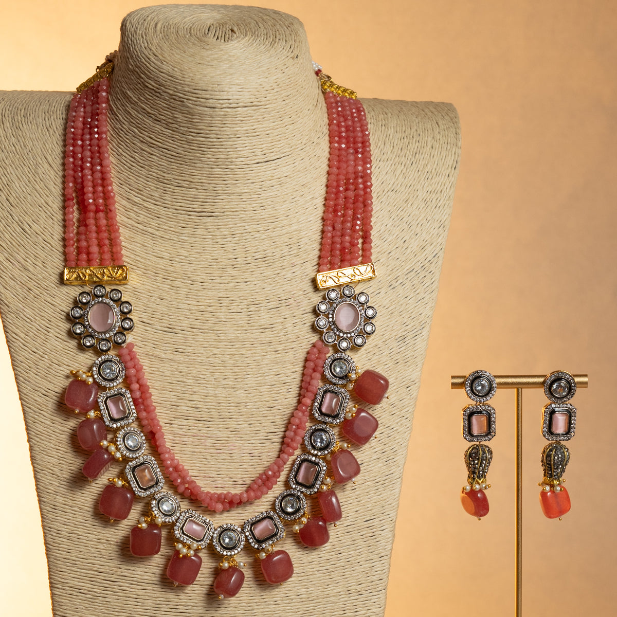 SHABNAM CLASSIC LAYERED HANDMADE NECKLACE NL40