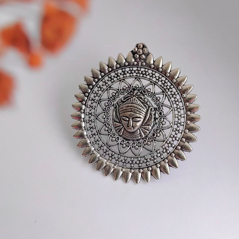 RISHABA TEMPLE OXIDIZED FINISH  RING R88