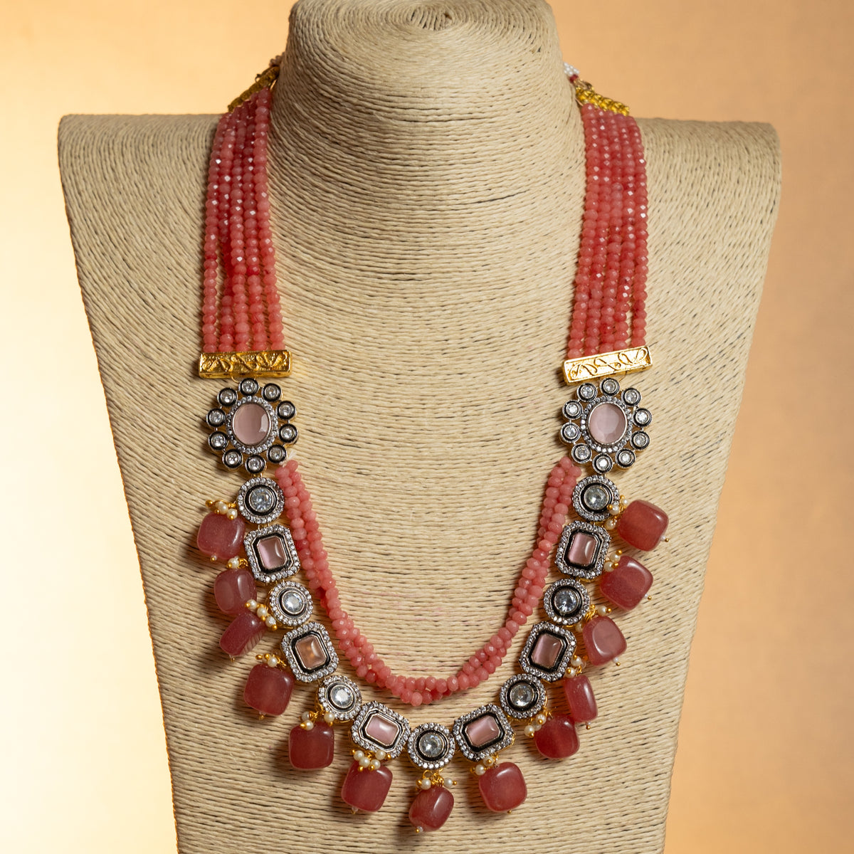 SHABNAM CLASSIC LAYERED HANDMADE NECKLACE NL40