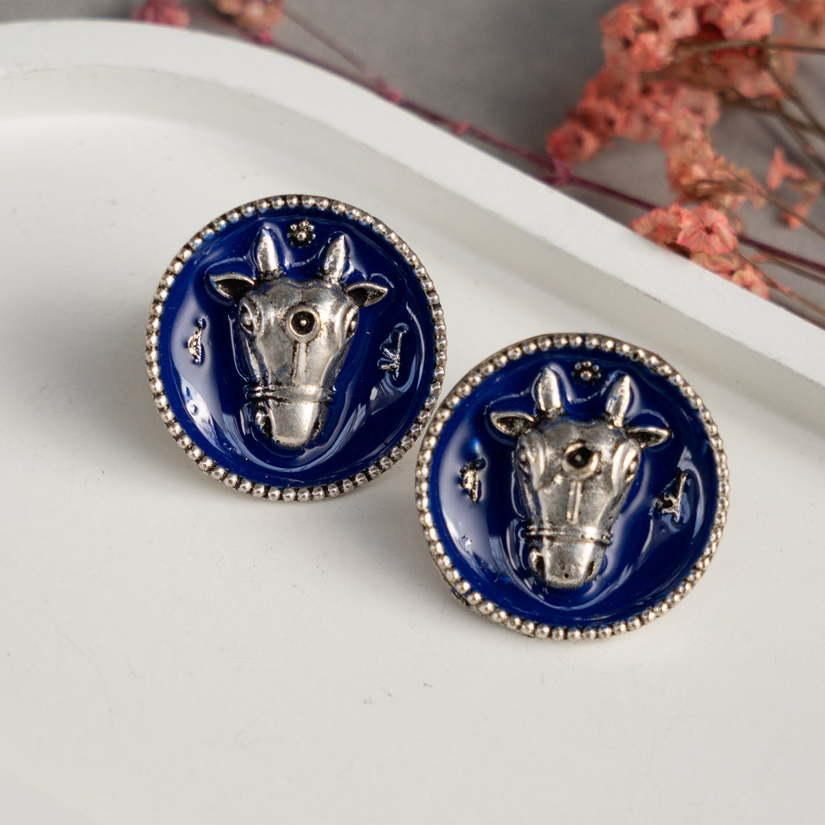 XANTHANIA SEMI HANDMADE EARRINGS/STUDS ER802