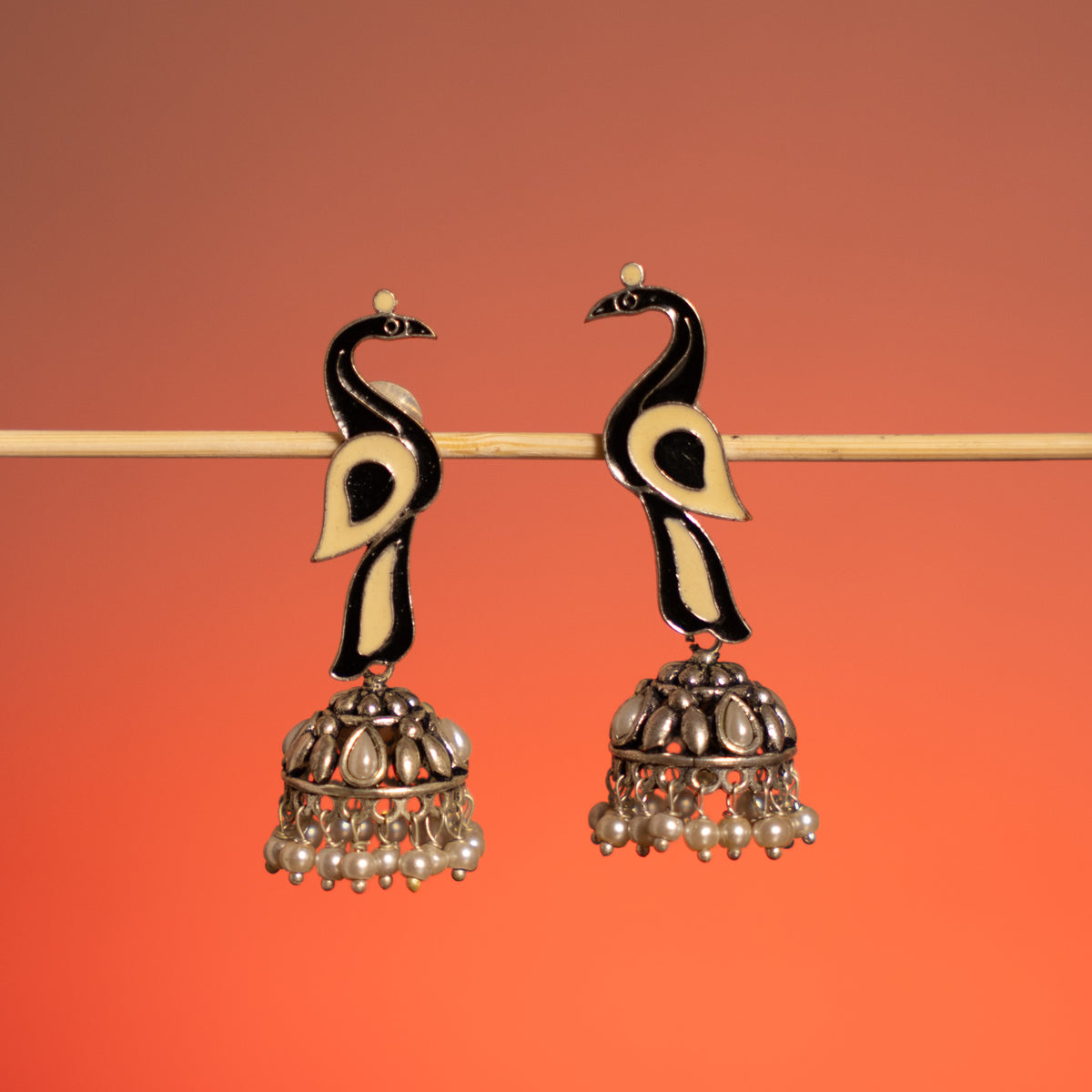 MORGANA SEMI HANDMADE EARRINGS/JHUMKAS ER801
