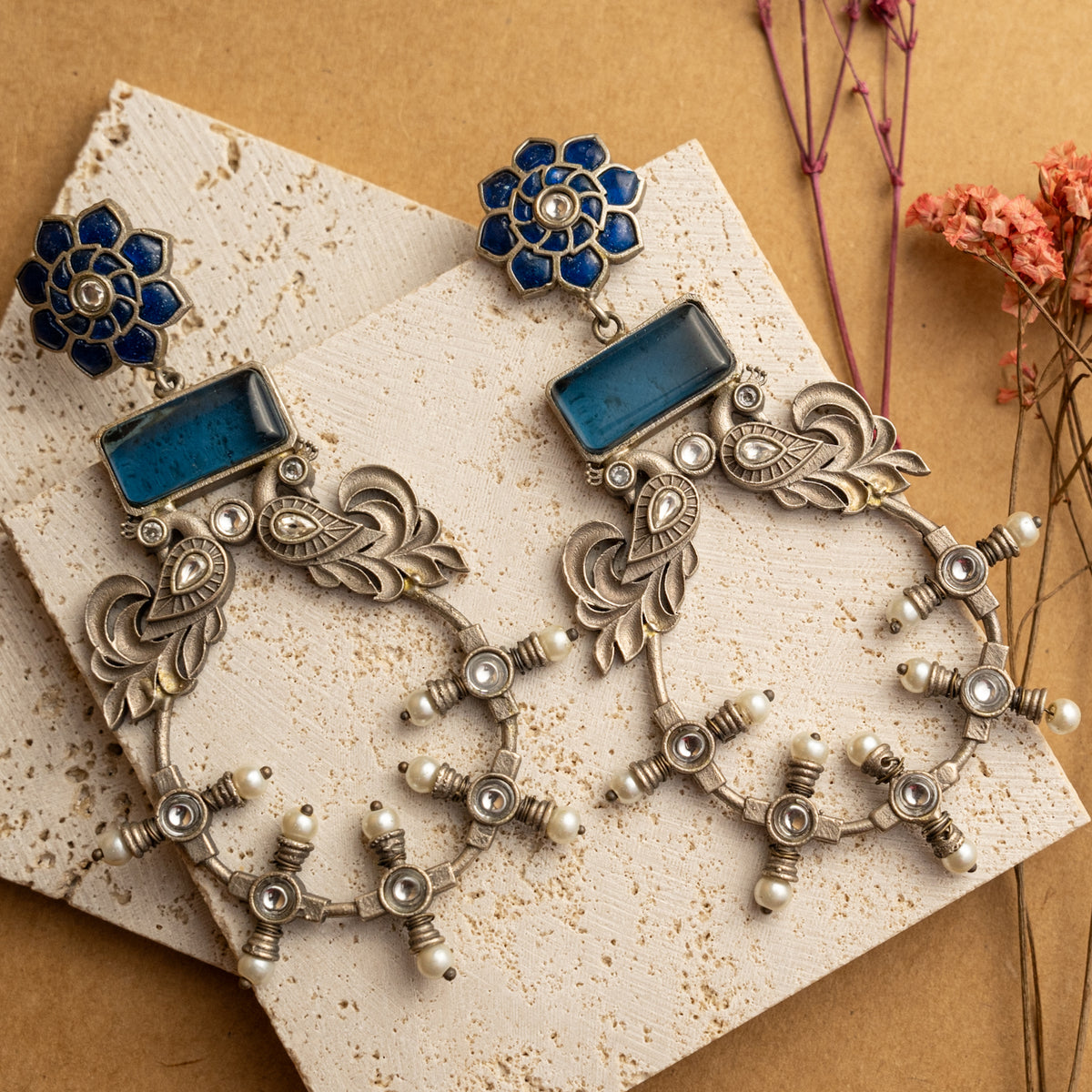 ALISHA HANDMADE ANTIQUE BIJOUX PREMIUM AND BIJOUX EXCLUSIVE/DANGLERS EARRINGS ER667