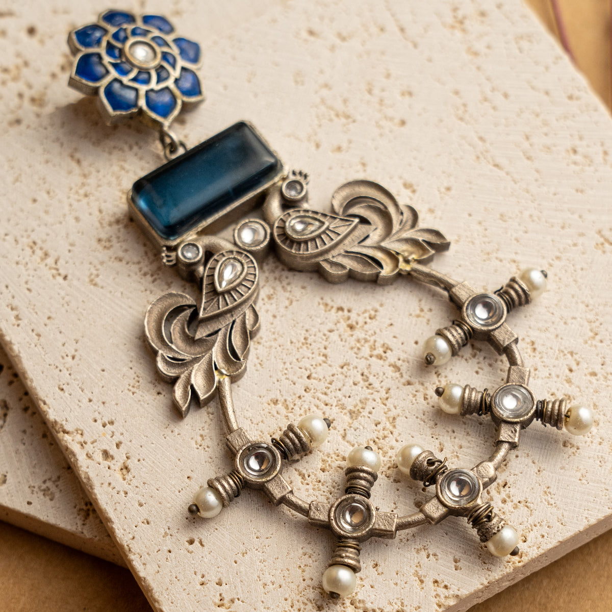 ALISHA HANDMADE ANTIQUE BIJOUX PREMIUM AND BIJOUX EXCLUSIVE/DANGLERS EARRINGS ER667