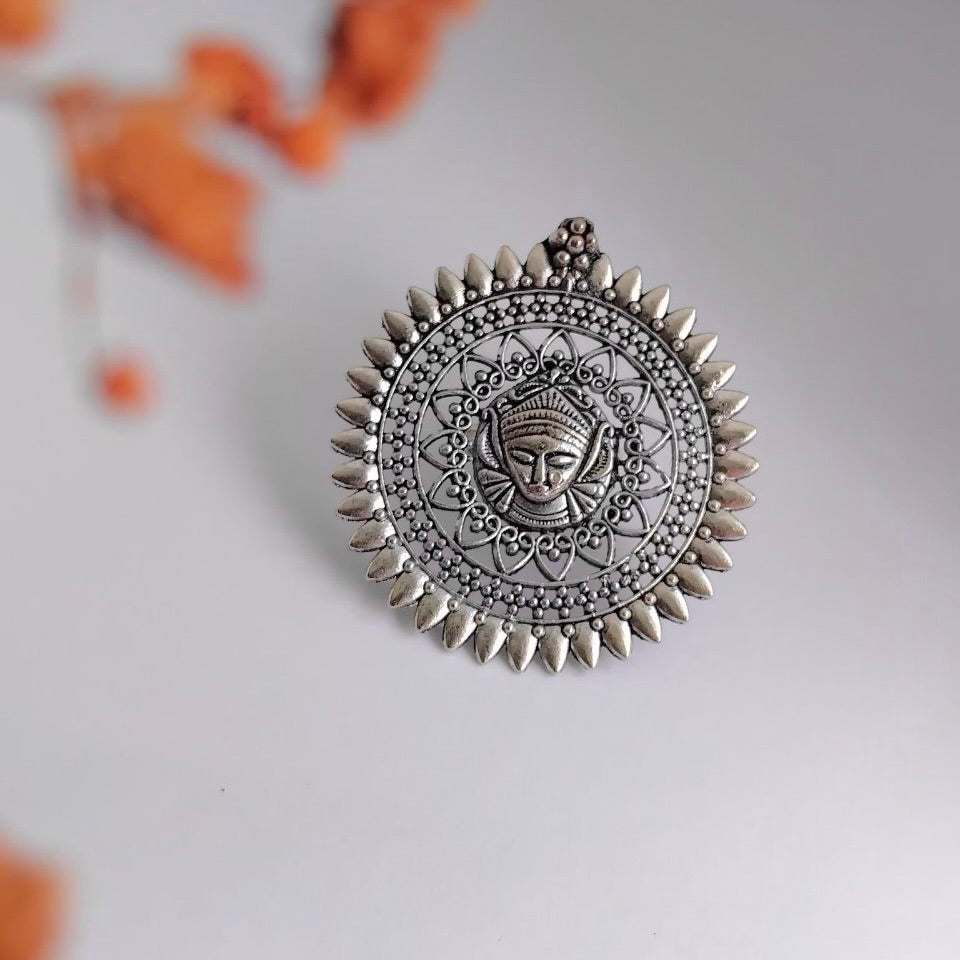 RISHABA TEMPLE OXIDIZED FINISH  RING R88