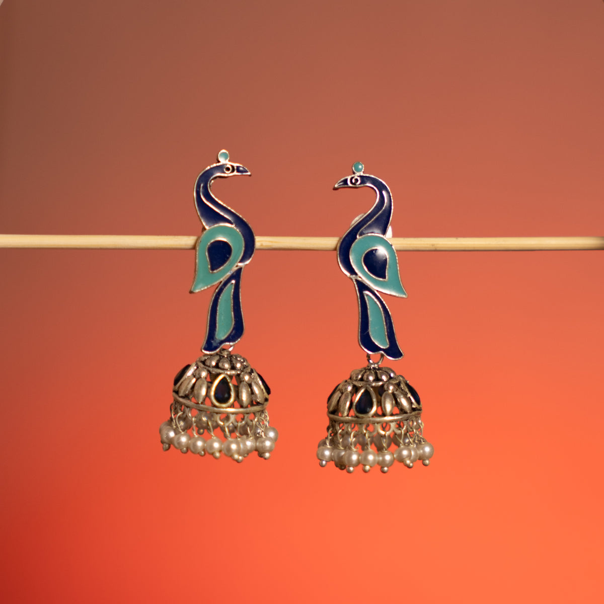 MORGANA SEMI HANDMADE EARRINGS/JHUMKAS ER801