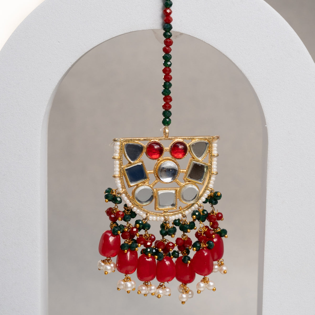 MILLA SEMI HANDMADE GLASSSTONE EARRINGS ER87