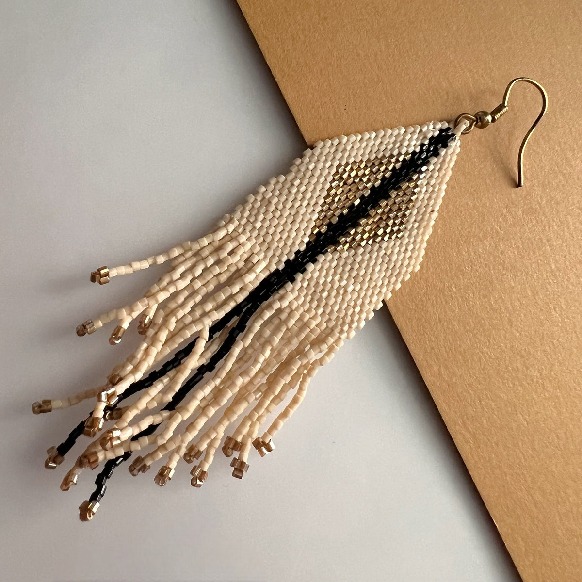 AMINA AFRO BEADS HANDMADE EARRING ER556