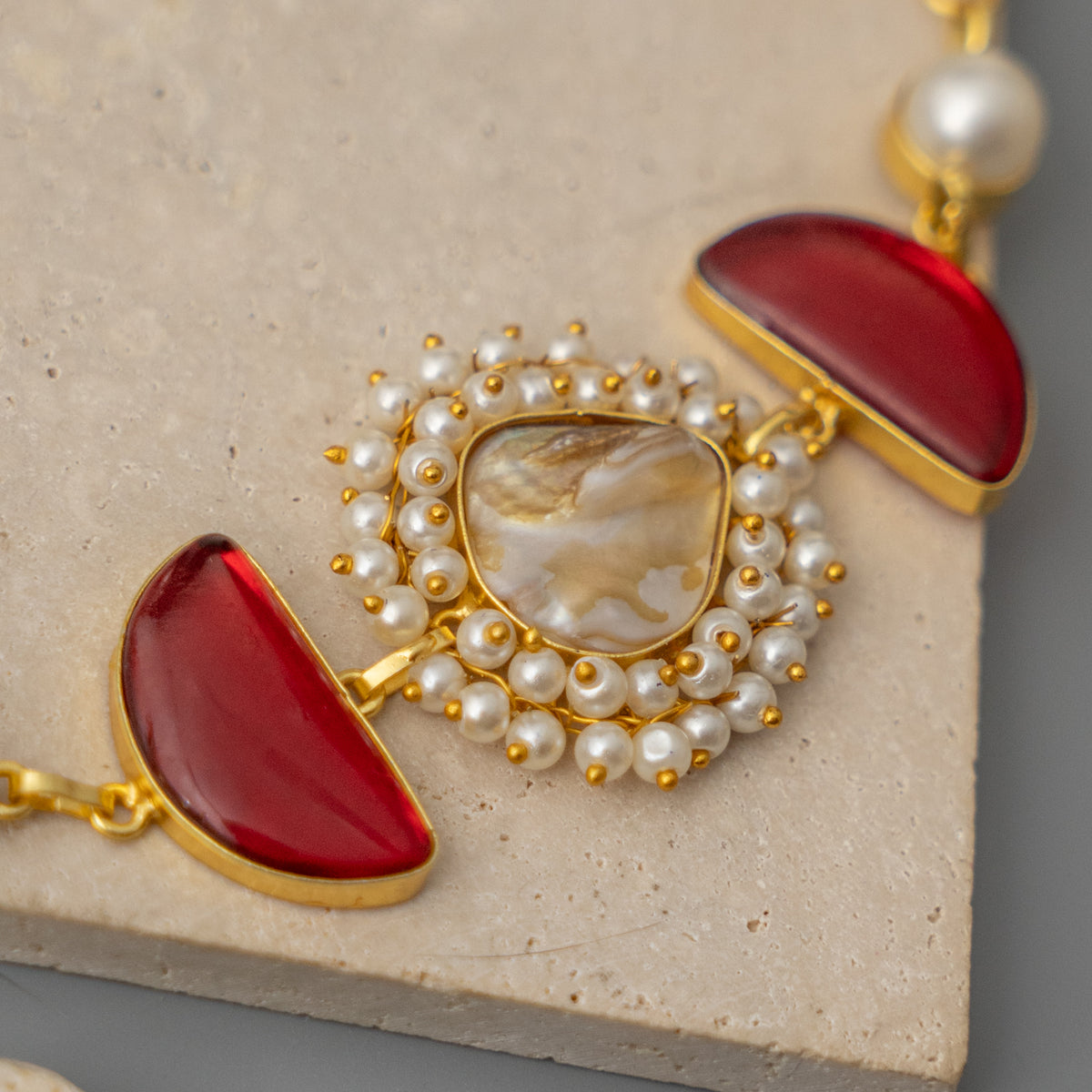 VIMONISHA MONALISA HANDMADE CHOKER WITH EARRINGS CH529