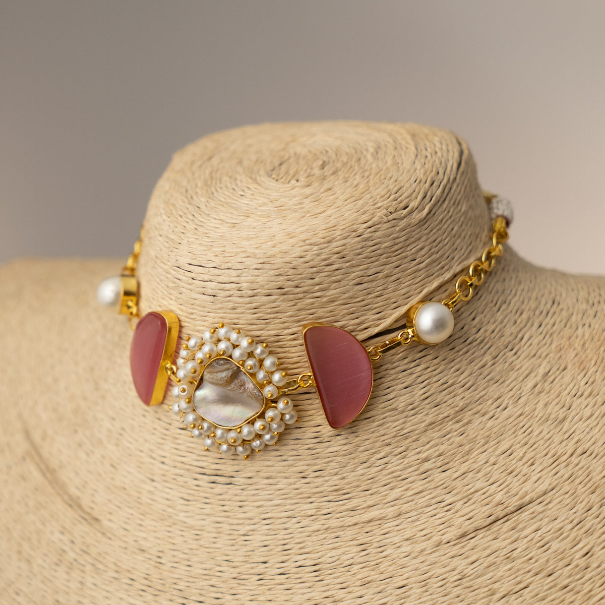 VIMONISHA MONALISA HANDMADE CHOKER WITH EARRINGS CH529