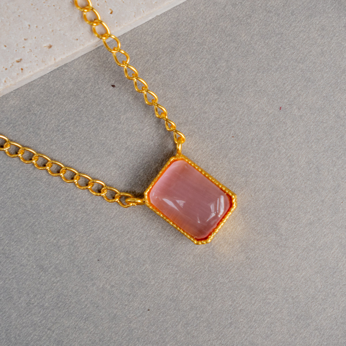 ELENA GOLD AND RUSTIC TONED HANDMADE HAND MADE NECKLAC EARRINGS WITH RING OF15