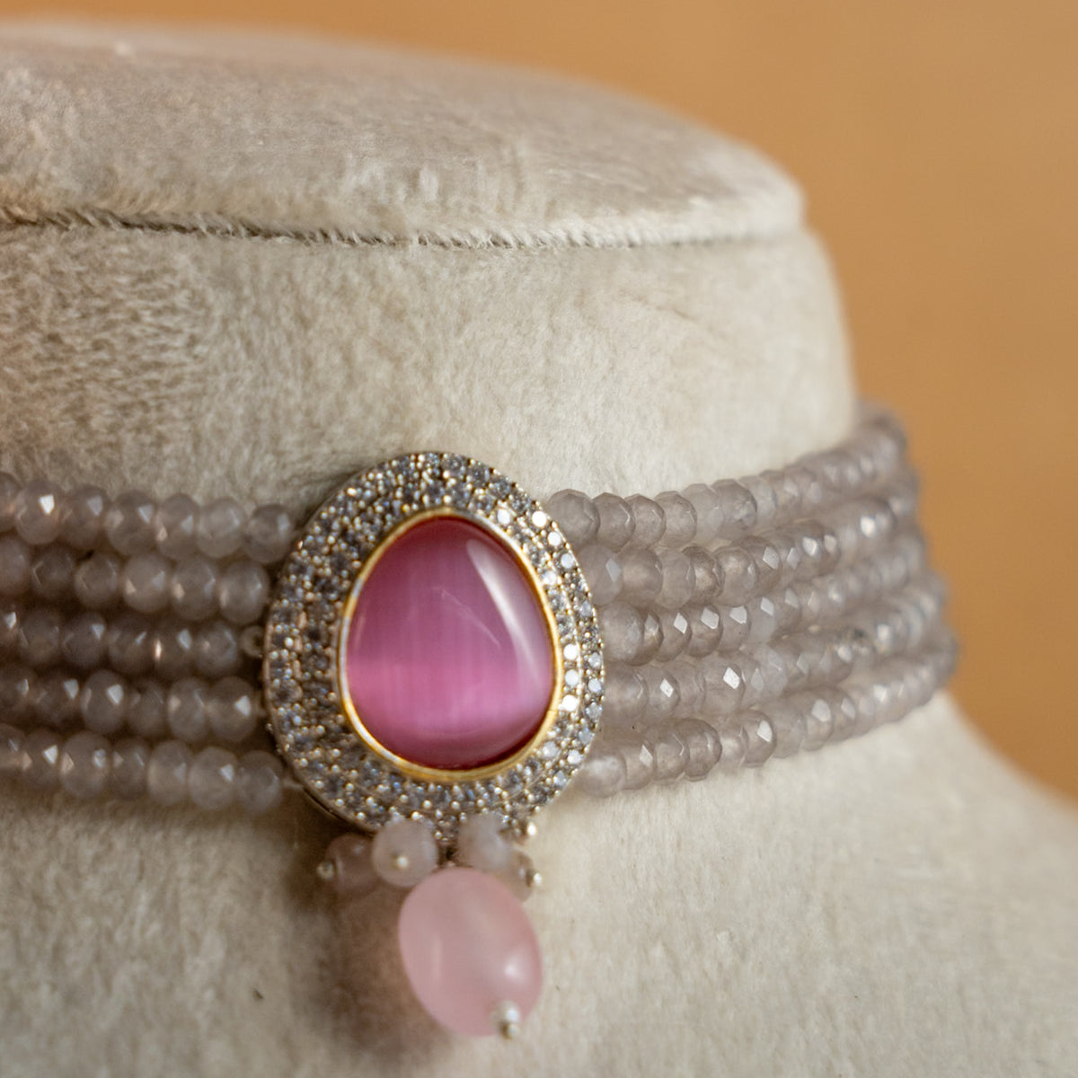 SOPHIE ONEX BEADS BIJOUX PREMIUM AND EXCLUSIVE HANDMADE CHOKER WITH EARRINGS CH210