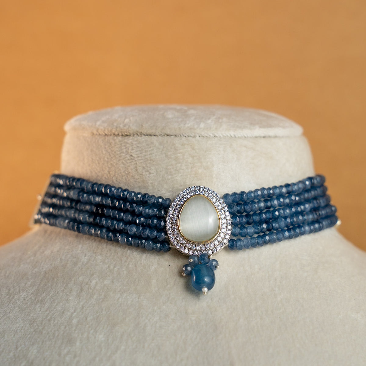 SOPHIE ONEX BEADS BIJOUX PREMIUM AND EXCLUSIVE HANDMADE CHOKER WITH EARRINGS CH210