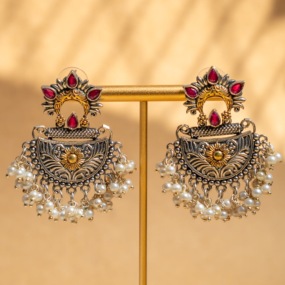 EVELYN BIJOUX PREMIUM RAW AND RUSTIC SEMI  HANDMADE CHOKER WITH EARRINGS CH337