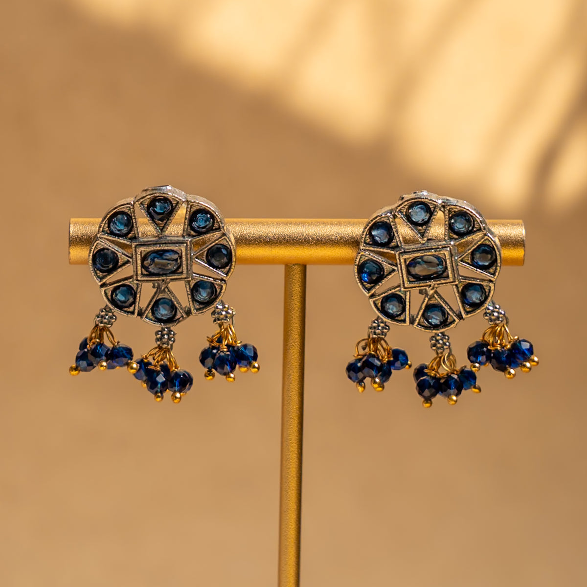 ISLA BIJOUX RAW AND RUSTIC SEMI  HANDMADE CHOKER WITH EARRINGS CH391