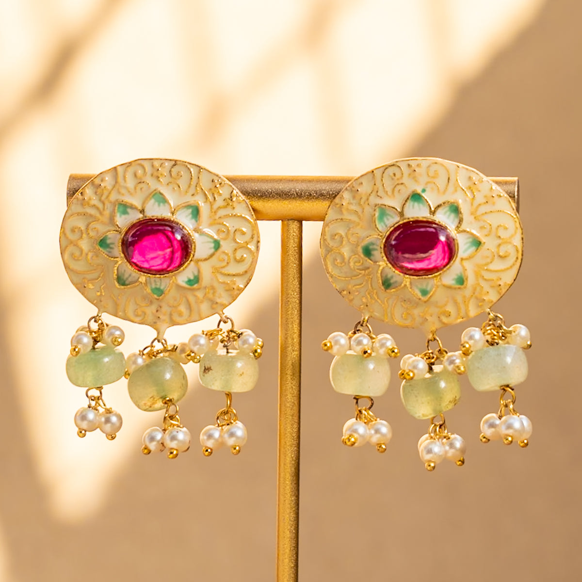 ROSY ONEX BEADS BIJOUX PREMIUM AND EXCLUSIVE HANDMADE CHOKER WITH EARRINGS CH209