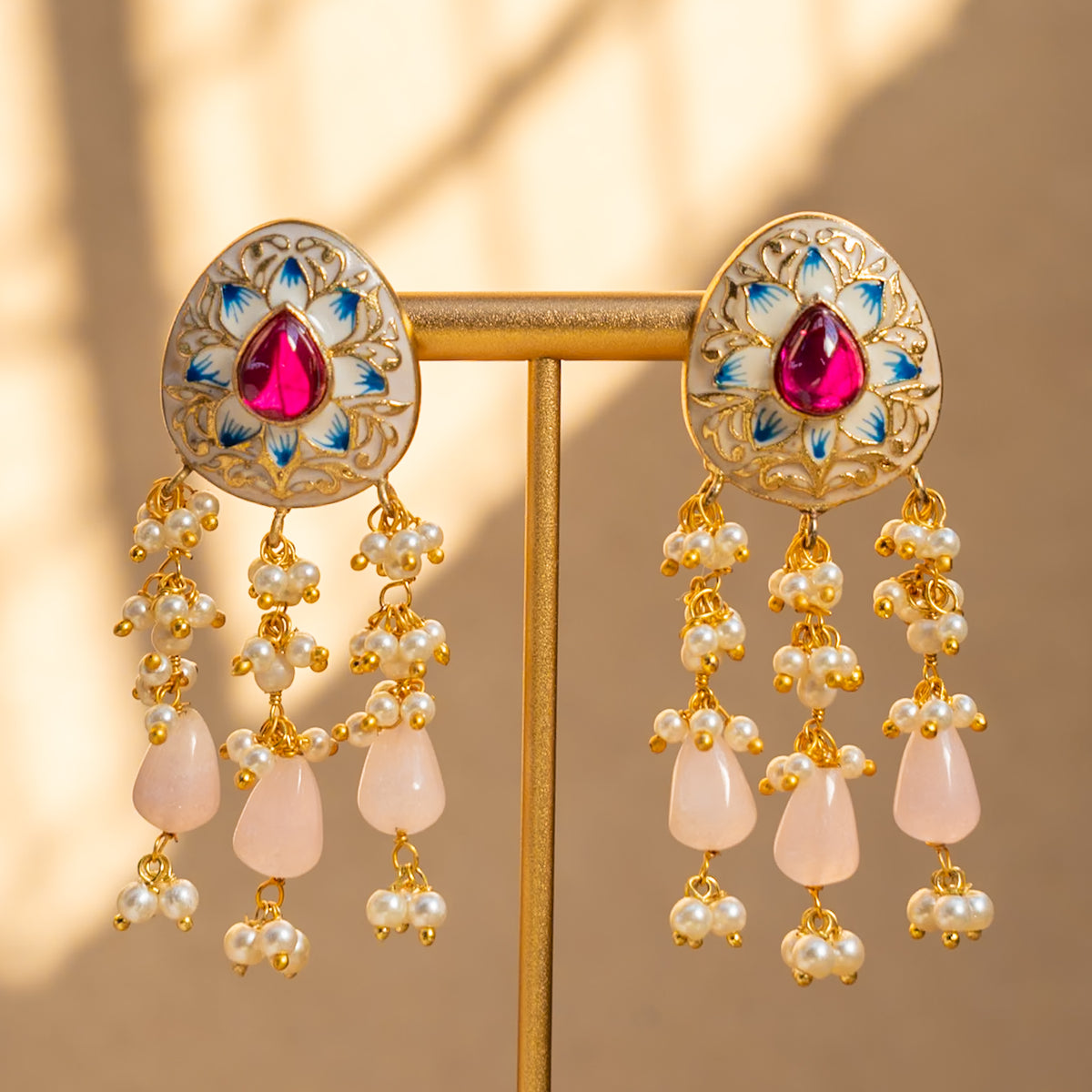 ROSY ONEX BEADS BIJOUX PREMIUM AND EXCLUSIVE HANDMADE CHOKER WITH EARRINGS CH209