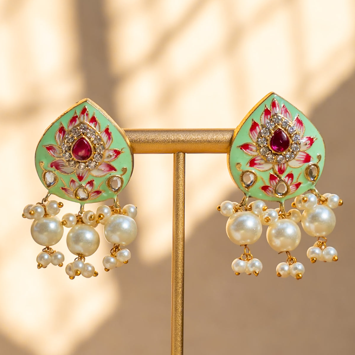 ROSY ONEX BEADS BIJOUX PREMIUM AND EXCLUSIVE HANDMADE CHOKER WITH EARRINGS CH209