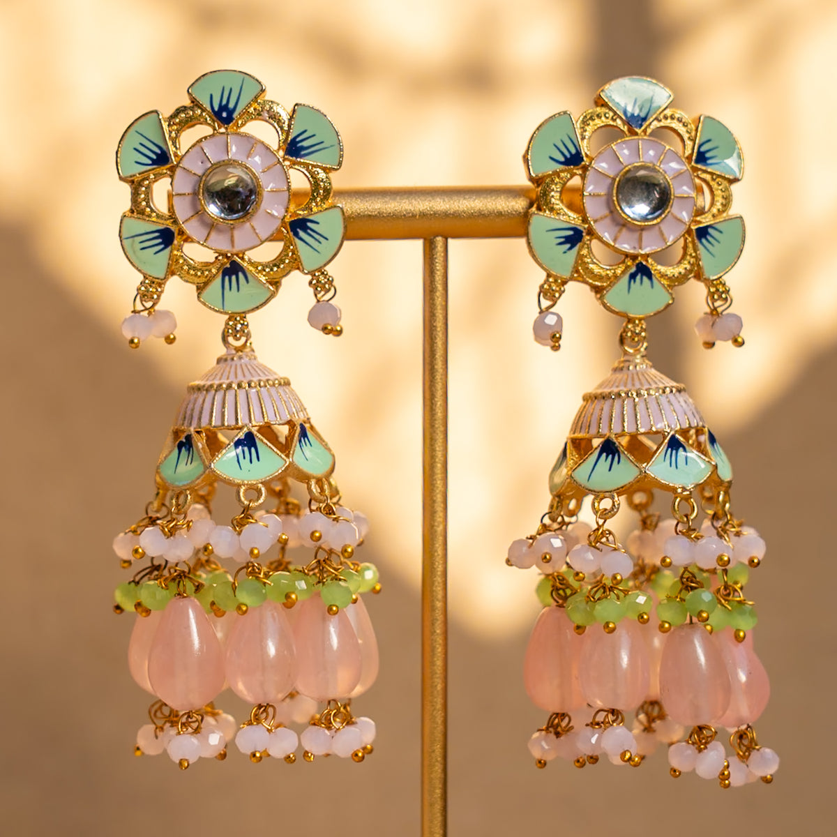 ROSY ONEX BEADS BIJOUX PREMIUM AND EXCLUSIVE HANDMADE CHOKER WITH EARRINGS CH209