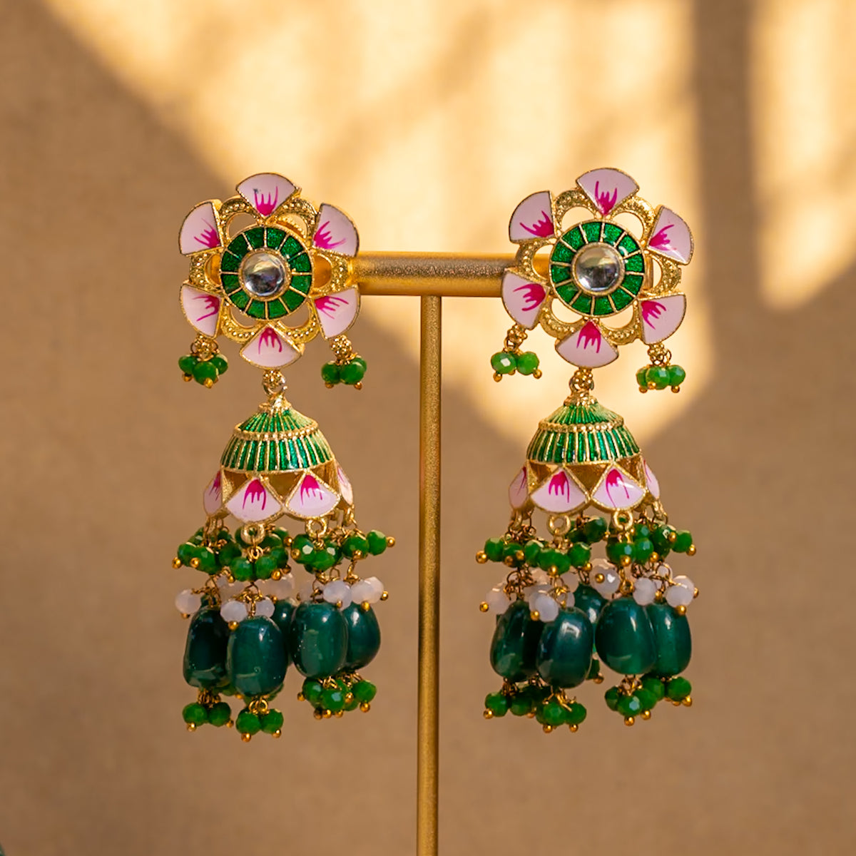 ROSY ONEX BEADS BIJOUX PREMIUM AND EXCLUSIVE HANDMADE CHOKER WITH EARRINGS CH209