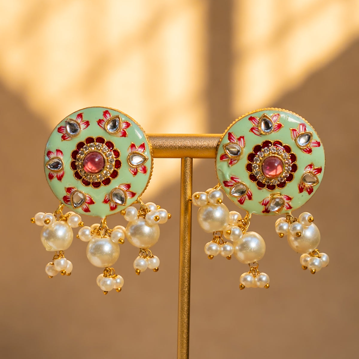 ROSY ONEX BEADS BIJOUX PREMIUM AND EXCLUSIVE HANDMADE CHOKER WITH EARRINGS CH209