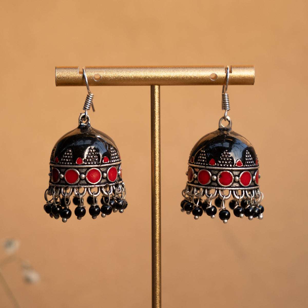 ELENA ENAMEL ANTIQUE EARRINGS/ JHUMKAS ER831