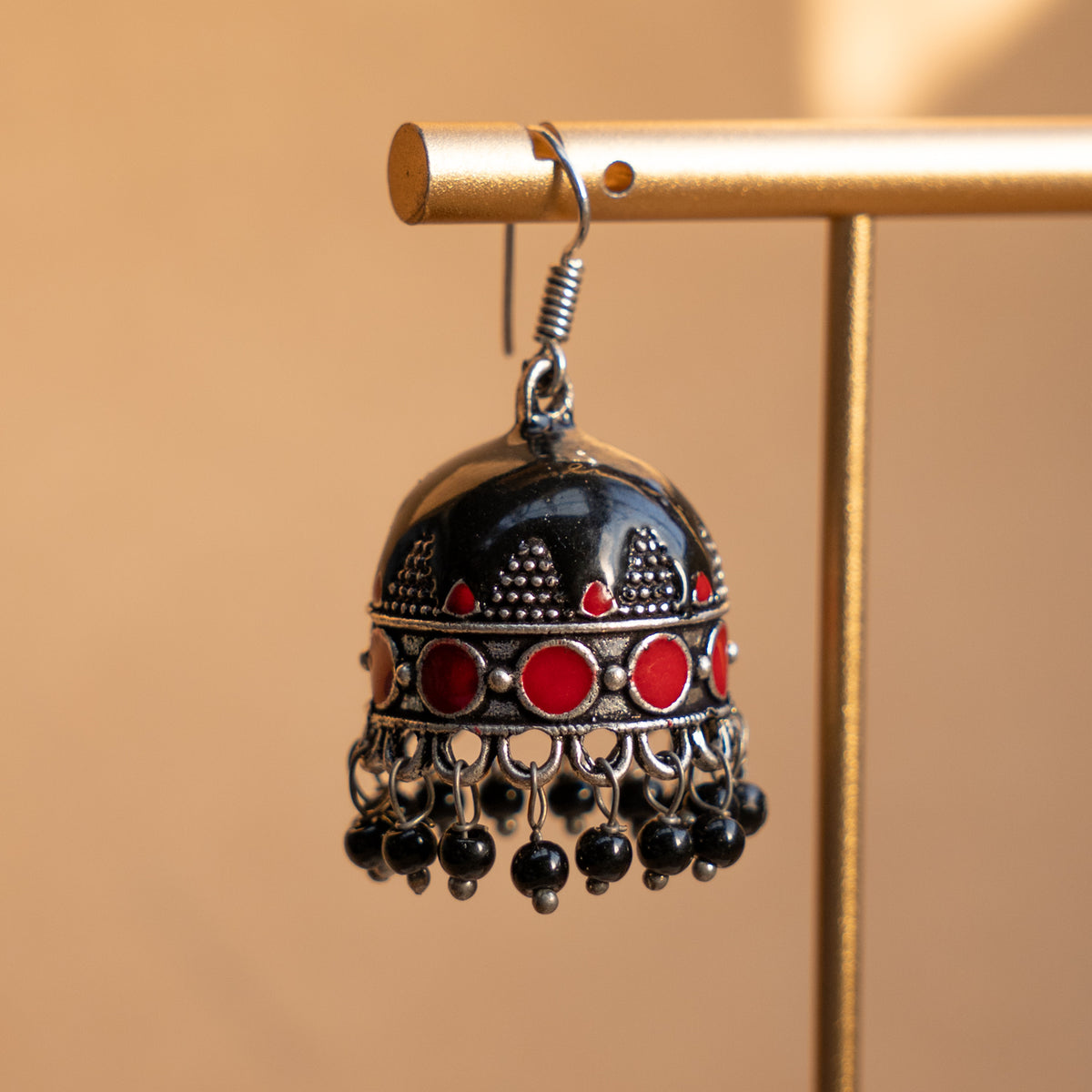 ELENA ENAMEL ANTIQUE EARRINGS/ JHUMKAS ER831