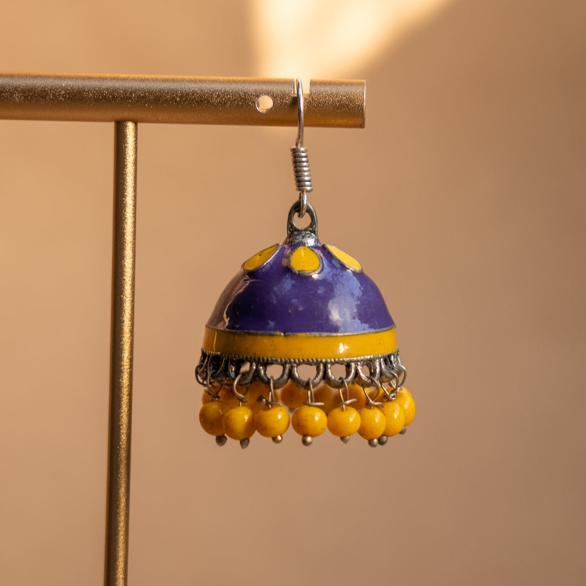 RILEY ENAMEL EARRINGS/JHUKAS ER827