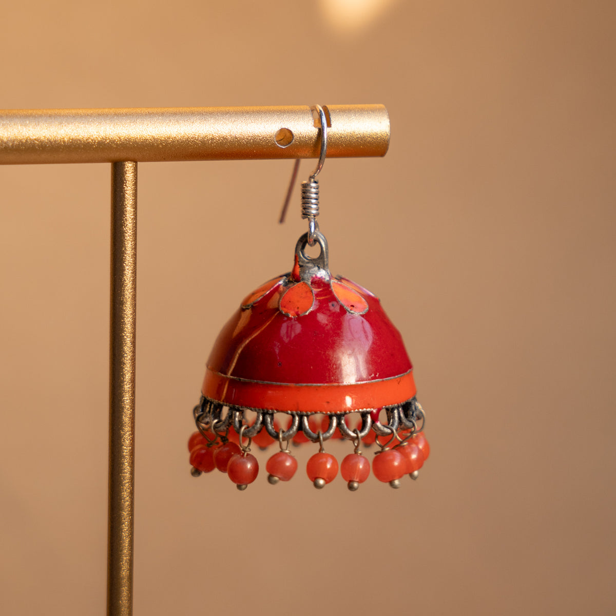 RILEY ENAMEL EARRINGS/JHUKAS ER827