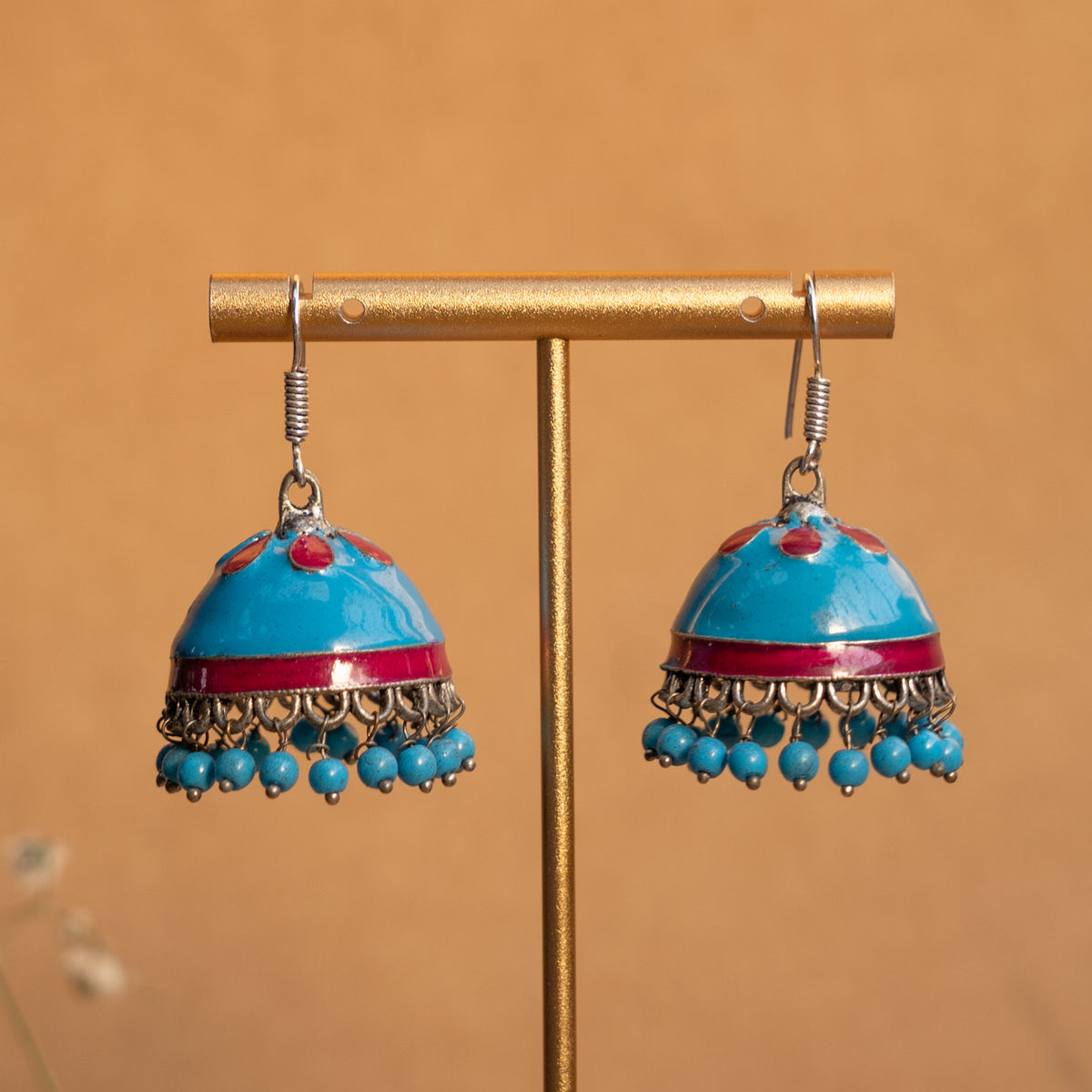 RILEY ENAMEL EARRINGS/JHUKAS ER827
