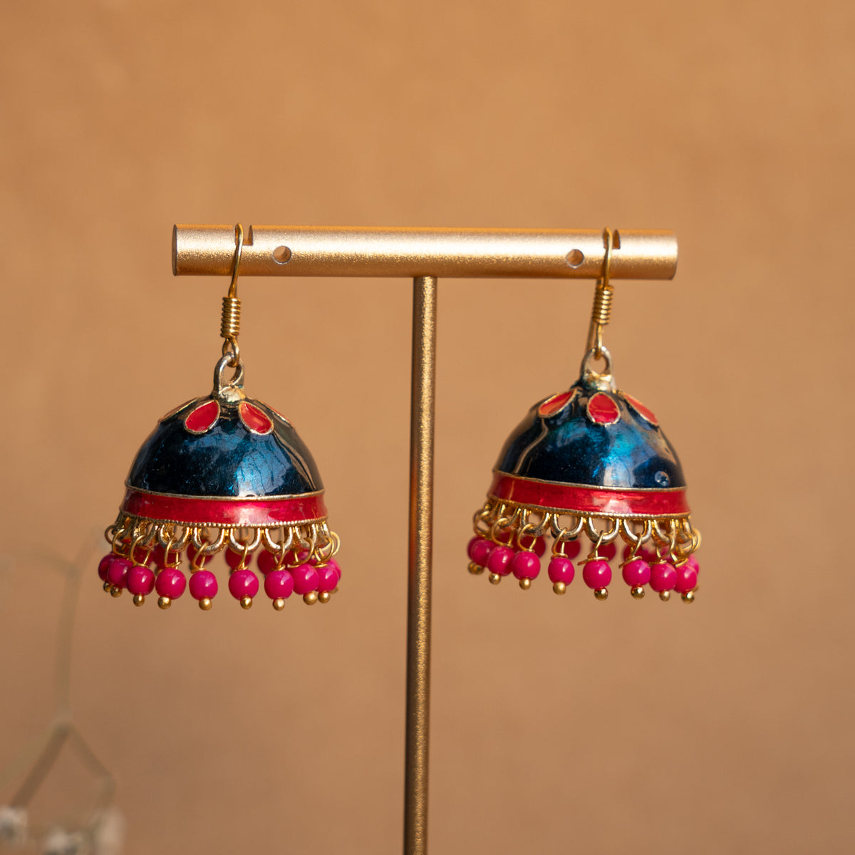 RILEY ENAMEL EARRINGS/JHUKAS ER827