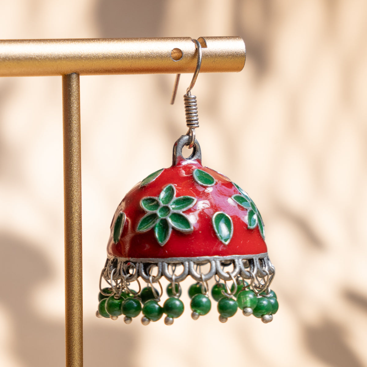 ALICE ENAMEL EARRINGS/JHUMKAS ER848
