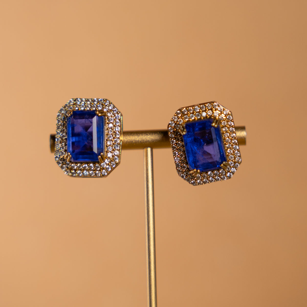 EVA DOUBLET STONE ONEX BEADS POLKI AND AD STONE BRIDAL HANDMADE NECKLACE WITH EARRING NL309