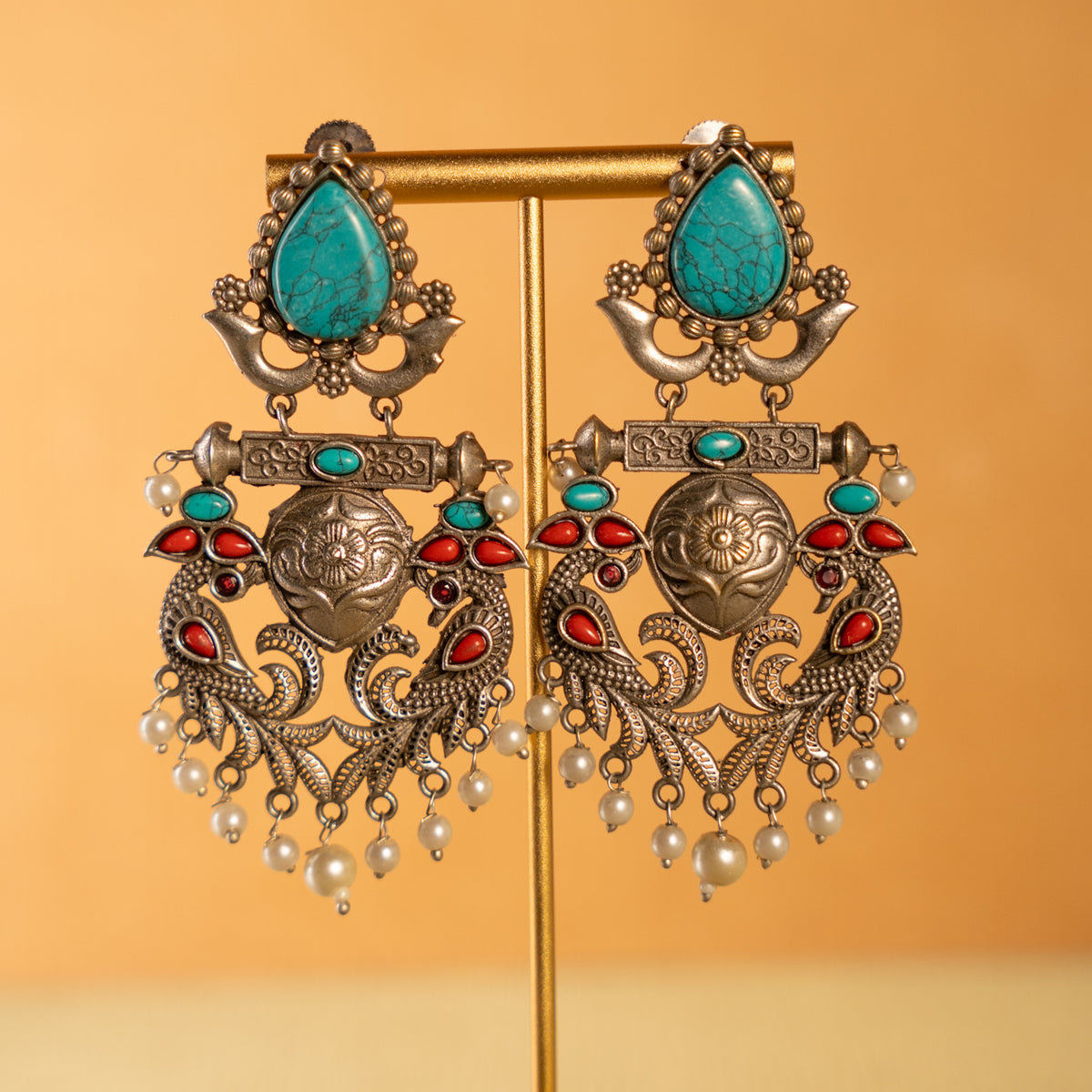 AADHYA BIJOUX PREMIUM HANDMADE NECKLACE/HASLI WITH EARRINGS NL294