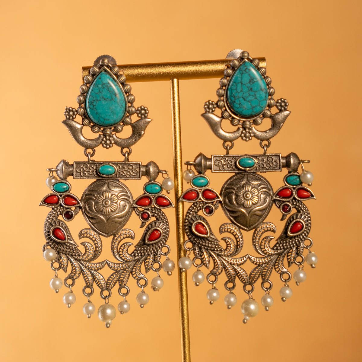 AADHYA BIJOUX PREMIUM HANDMADE NECKLACE/HASLI WITH EARRINGS NL294