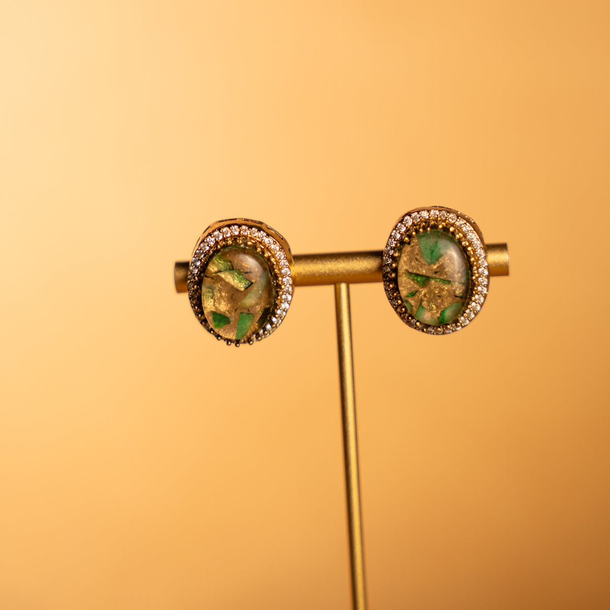 EVELYN BRIDAL PREMIUM DOUBLET AND POLKI STONE SEMI HANDMADE CHOKER WITH EARRING CH523