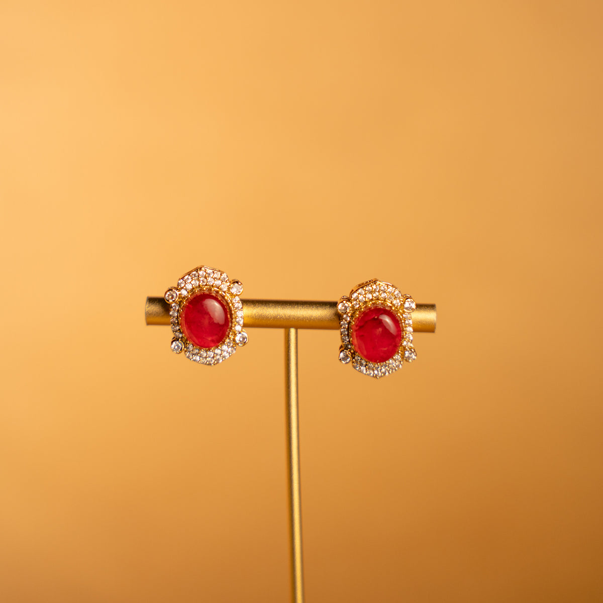 SONY BRIDAL PREMIUM DOUBLET STONE HANDMADE CHOKER WITH EARRING CH521