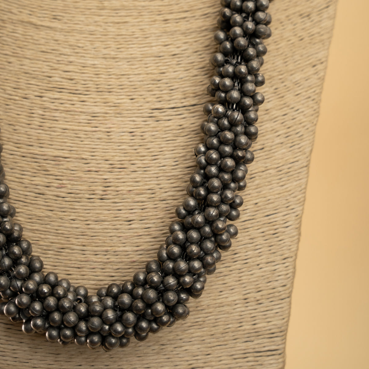 PIPER  BLACK POLISH MALA/ NECKPIECE ML 159