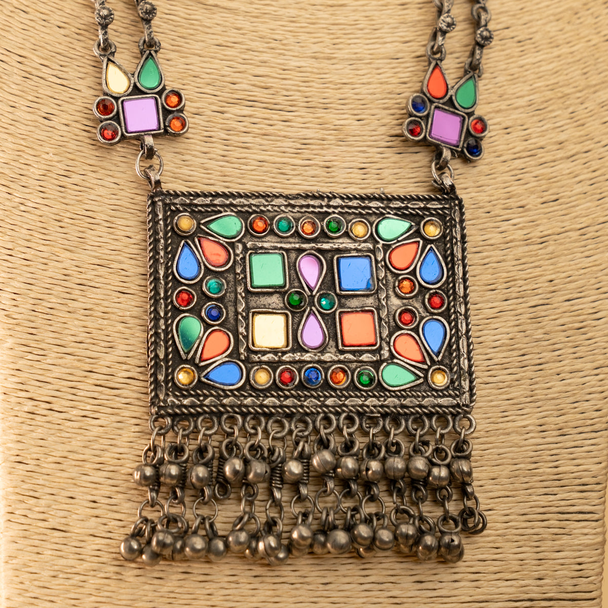 EMILY AFGHHANI MEENA MIRROR MALA/ NECKPIECE ML142