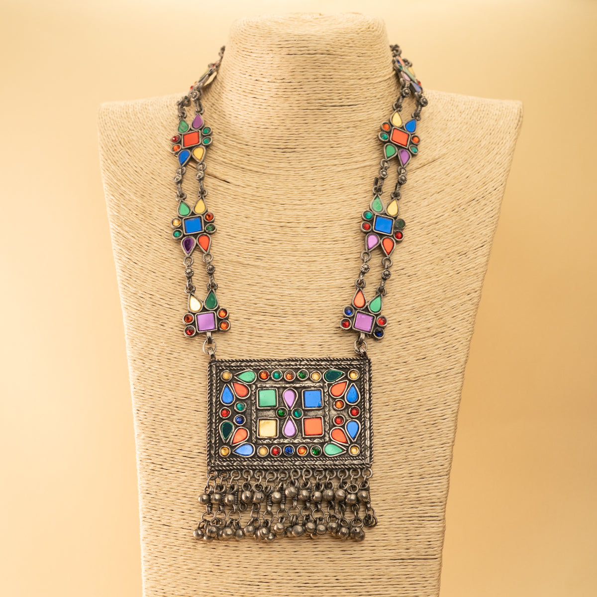 EMILY AFGHHANI MEENA MIRROR MALA/ NECKPIECE ML142