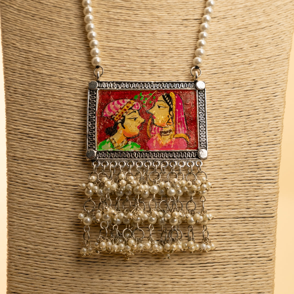 ROWAN OXIDIZED MALA/ NECKPIECE ML 160