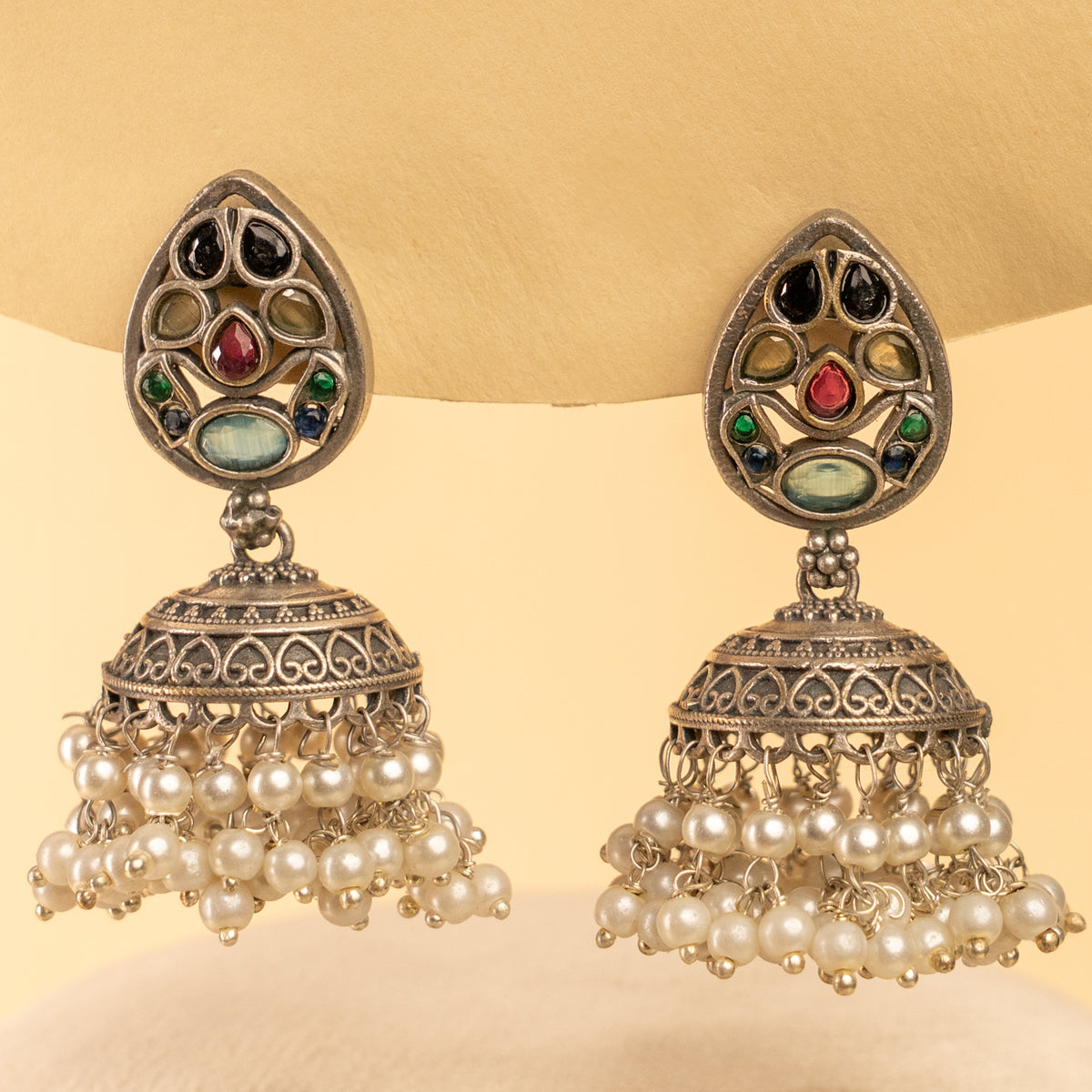 MIRA HANDMADE BIJOUX PREMIUM AND BIJOUX EXCLUSIVE RUSTIC FINISH CHOKER WITH EARRINGS CH527