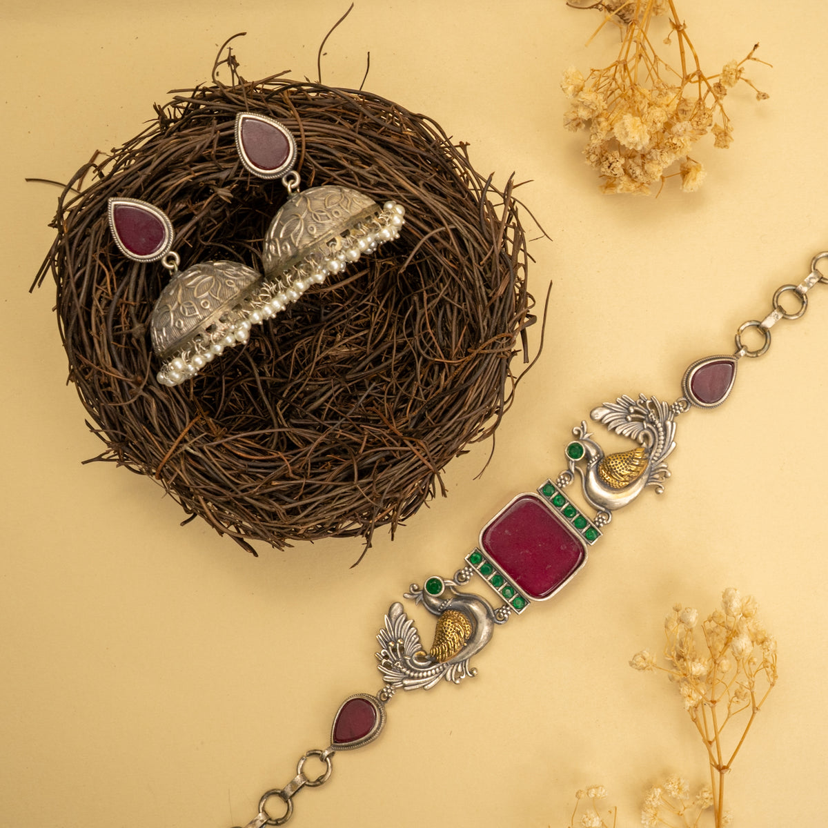 RENATA BIJOUX PREMIUM AND BIJOUX EXCLUSIVE HANDMADE CHOKER WITH EARRINGS CH124