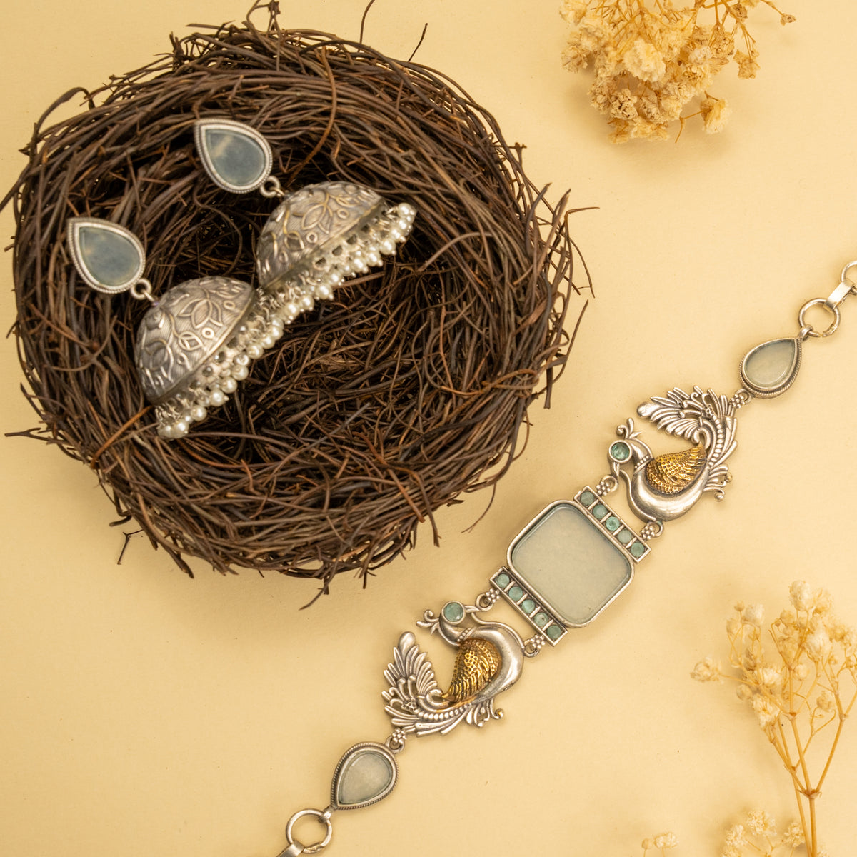 RENATA BIJOUX PREMIUM AND BIJOUX EXCLUSIVE HANDMADE CHOKER WITH EARRINGS CH124