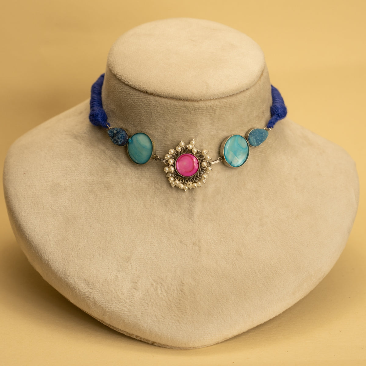 REHANA BIJOUX PREMIUM AND EXCLUSIVE NATURAL STONE HANDMADE CHOKER CH75