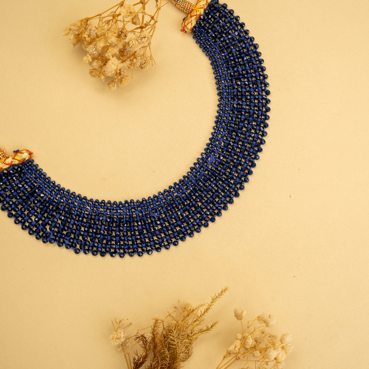 REMI BIJOUX PREMIUM CRYSTAL HANDMADE AND BEADED NECKPIECE/CHOKER CH217