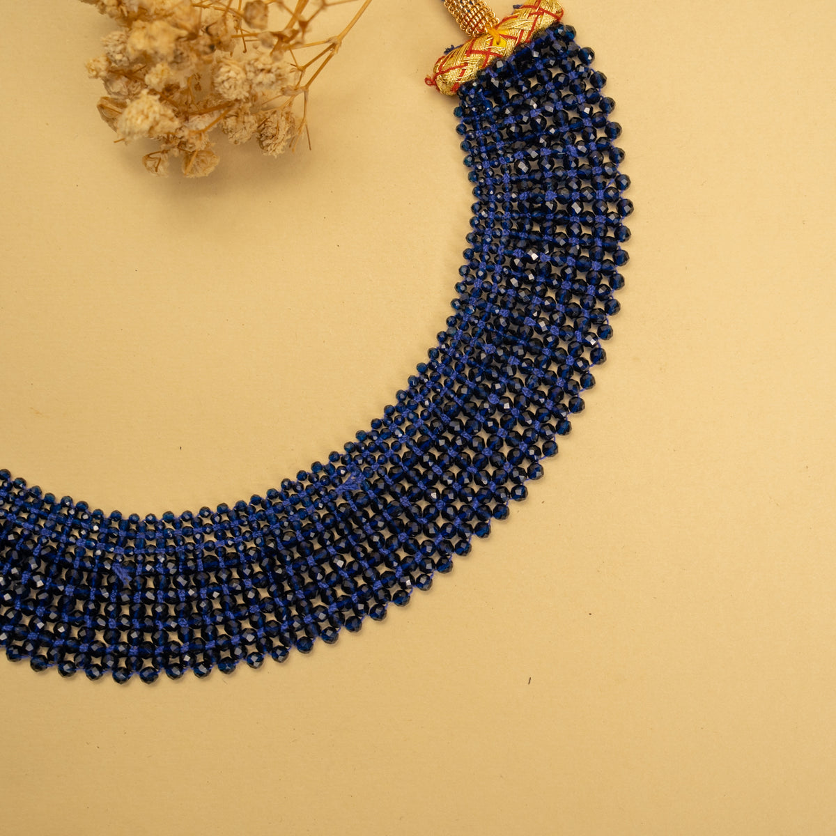 REMI BIJOUX PREMIUM CRYSTAL HANDMADE AND BEADED NECKPIECE/CHOKER CH217